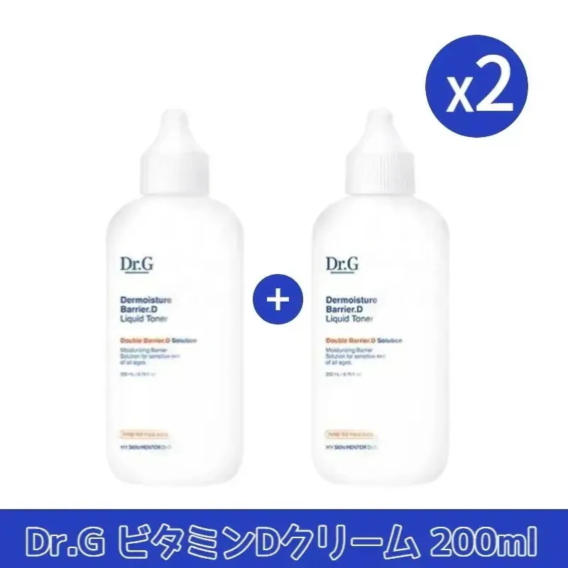 【1+1】ザモイスチャーバリアDリキッドトナー 200ml+200ml /クリーム化粧水