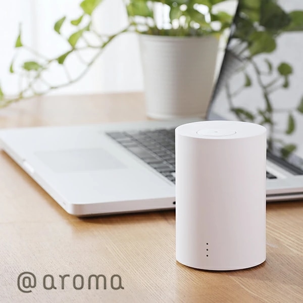 アットアロマ （＠aroma）ネブライジングディフューザー　ワン ディフューザー コードレス オートオフタイマー 10mlエッセンシャルオイル 濃度調整 最大20畳 アロマ 香り お部屋