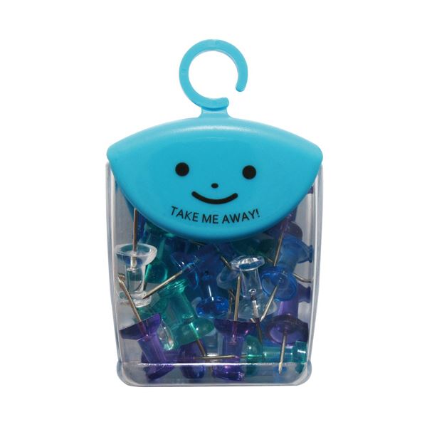 （まとめ）ミツヤ ツレテッテ ボンゴピン クリアマリンカラー4色アソート （100本）[x3]