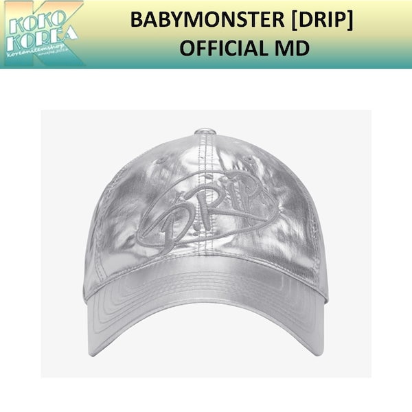BABYMONSTER [DRIP] OFFICIAL MD SILVER BALLCAP 公式グッズ