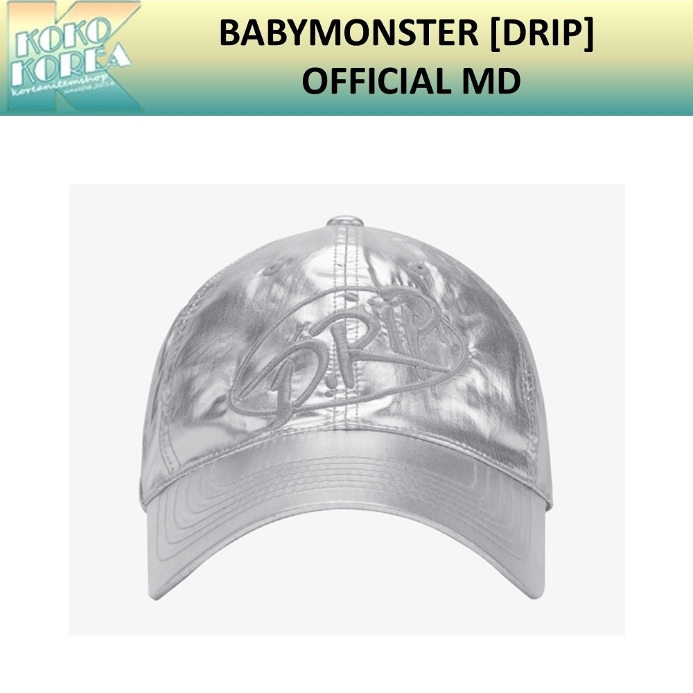 BABYMONSTER [DRIP] OFFICIAL MD SILVER BALLCAP 公式グッズ