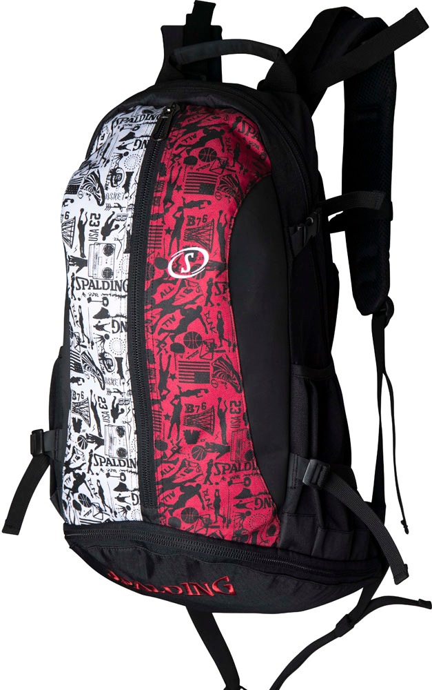 SPALDING スポルディング ケイジャー グラフィティレッド バスケット バッグ 40007GR