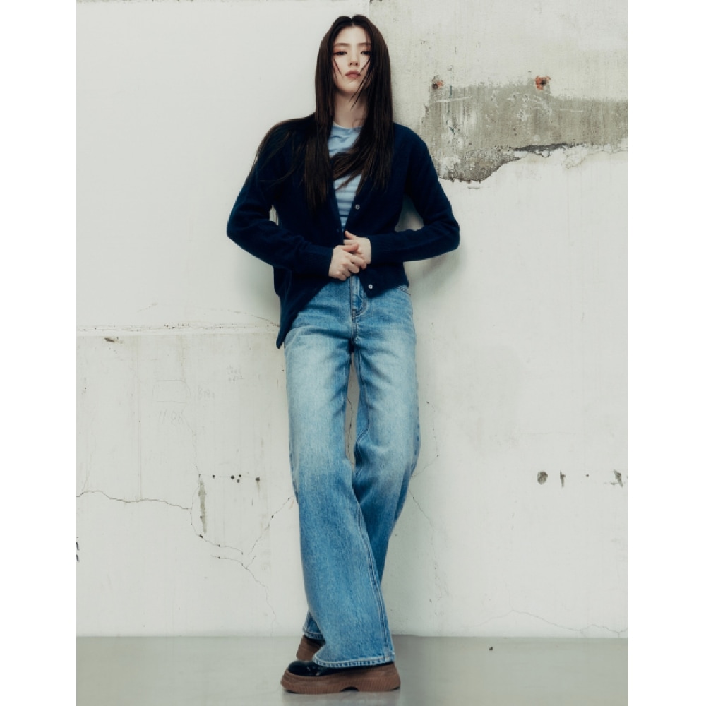 ジョルダーノ 414934 レディースストレートデニム_4カラー