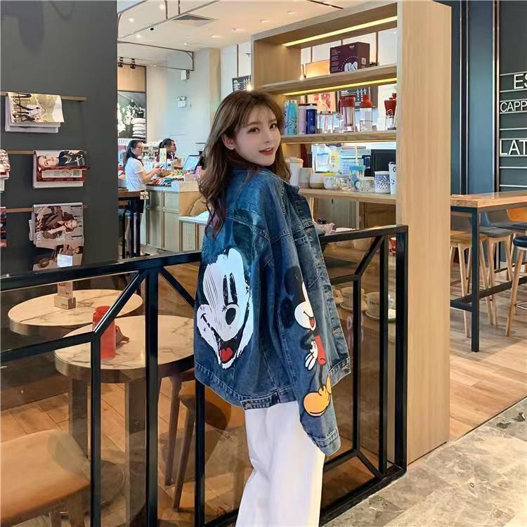 【2個買うと1個無料】ミッキー ニットデニム ディズニー ペアルックパーカーレディースパーカー ルームウェア 長袖 ジャケット66