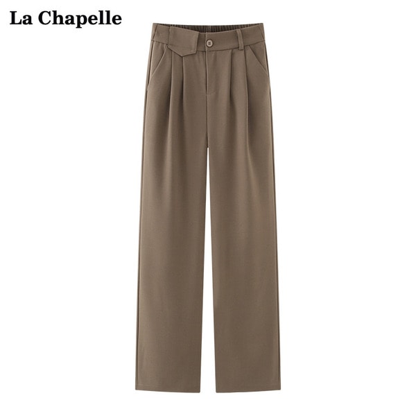 ラ・シャペルの新作OLスタイルカジュアルストレートスーツパンツ