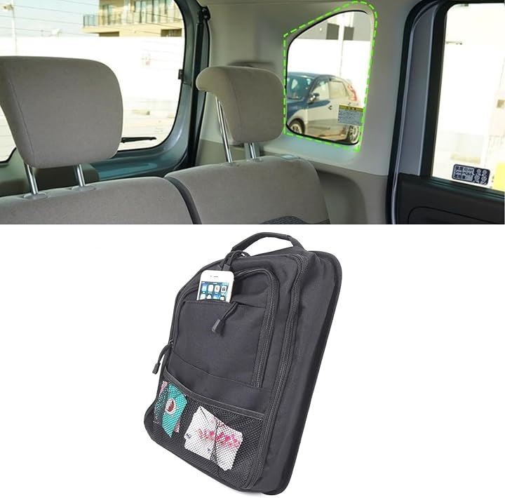 ホンダ N-BOX JF3 JF4 2017～2021年に対応 車用収納バッグ リア窓収納バッグ ウインドウ収納バッグ トランクサイドウィンドウバッグ 整理パッケージ (左側リア窓)