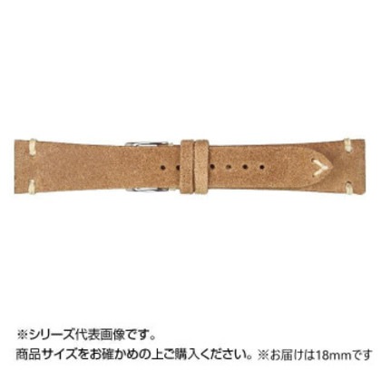 Emitta(エミッタ) 時計バンド ゴージュ 18mm コルク (美錠:銀) EG-C18