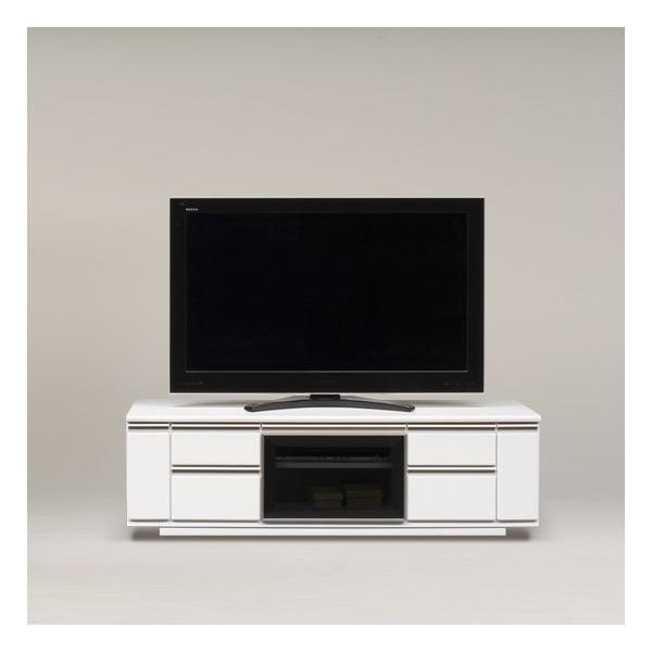 デザインテレビボード/ダウンステー扉付き収納テレビ台 　木製 幅150cm/カラー2色対応 完成品
