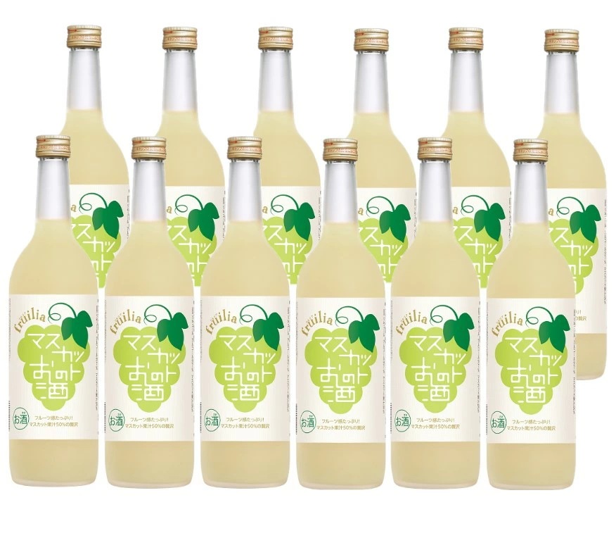 送料無料 國盛 果実のお酒 フルリア マスカットのお酒 720ml2ケース/12本 北海道沖縄県東北四国九州地方は必ず送料がかかります