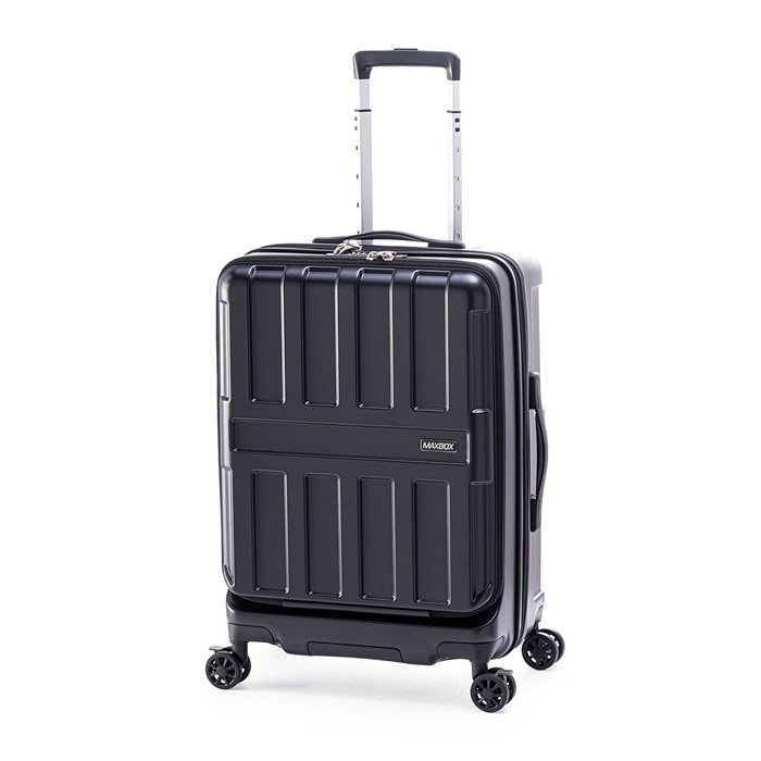 ハードキャリーケース MAXBOX FrontOpen 5～7泊 55L ALI-8511-22-MBK マットブラック