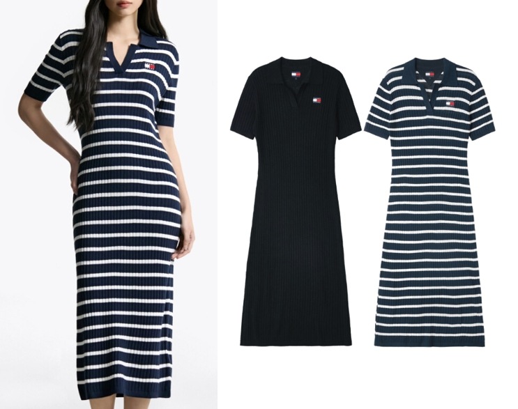 Polo Sweater Dress ( T32F6WOP04TWT2)