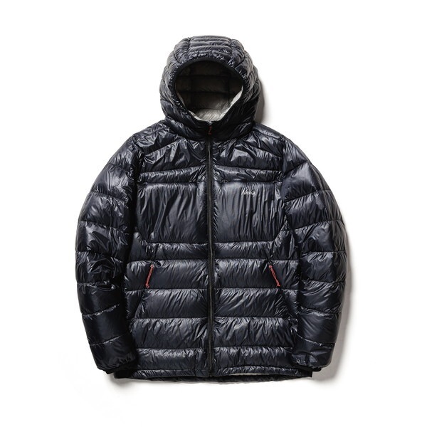 ナンガ ミニマリズムダウン ジップフーディー MINIMARHYTHM DOWN ZIP HOODIE BLKxL.GRY L ND2241-1A033 N12MBQG4