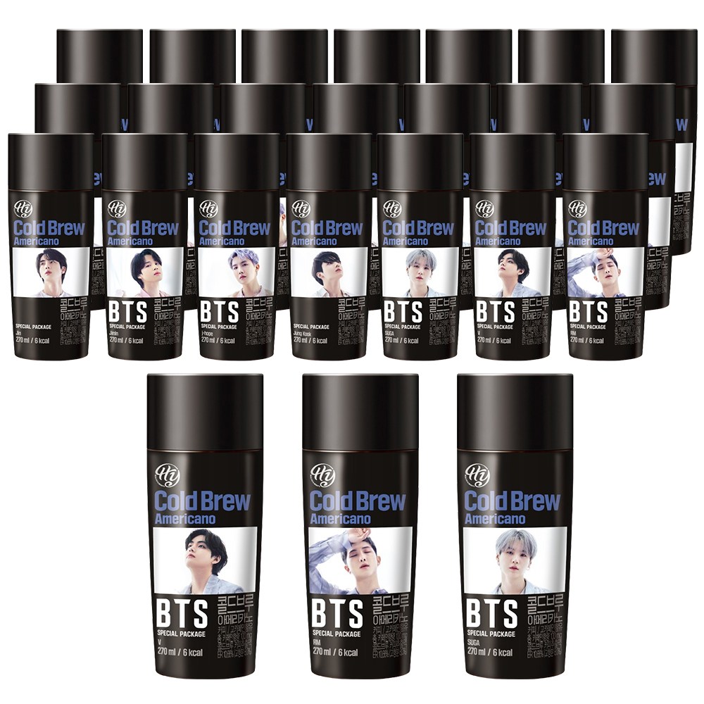 韓国ヤクルトBTSコールドブルーアメリカーノ270ml24個