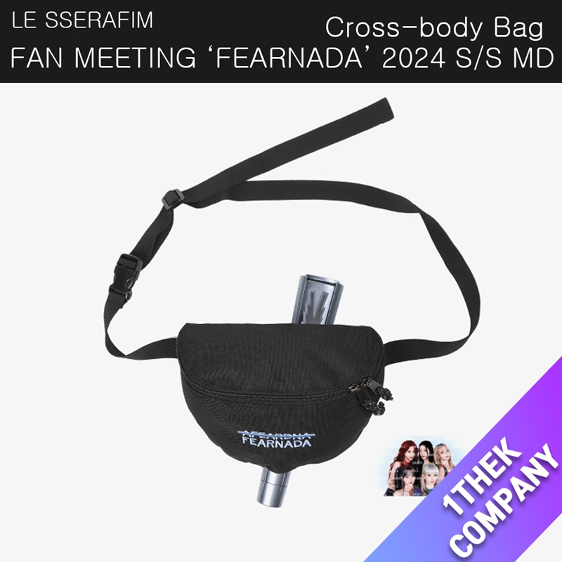 LE SSERAFIM FEARNADA クロスボディバッグ 新品トレカ付き LE SSERAFIM - FEARNADA 2024 S/S LE SSERAFIM TOUR OFFICIAL MD