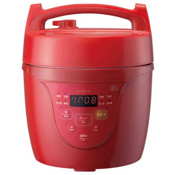 siroca 電気圧力鍋 SP-D131 レッド 新品未使用 siroca/シロカ おうち