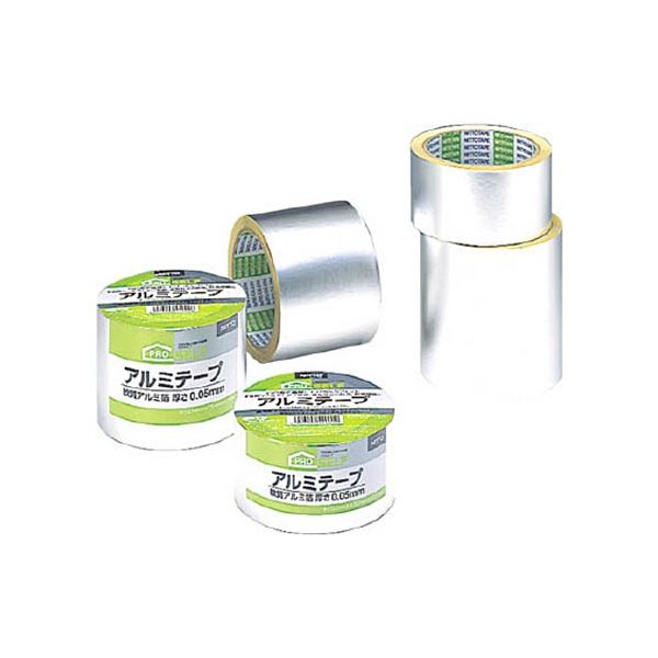 （まとめ）アルミテープ 50mmx10m J3130 1巻 [x3セット]
