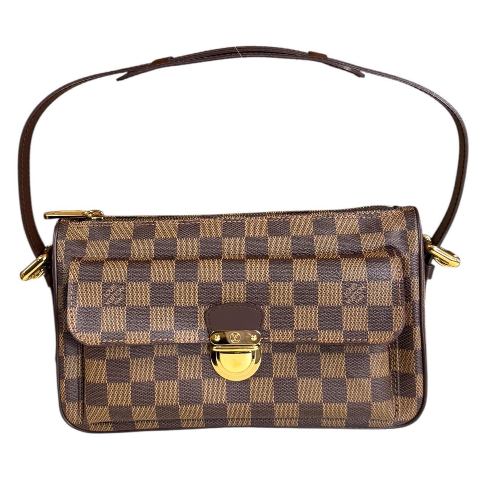 ルイヴィトン ラヴェッロGM ダミエ ショルダーバッグ ダミエキャンバス N60006 ブラウン　 LOUIS VUITTON 中古 美品