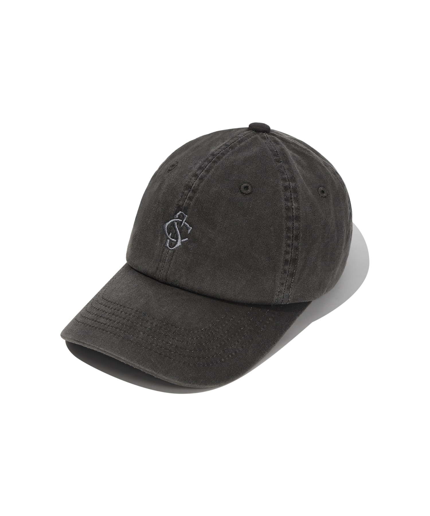 SP Small Logo Pigment Ball Cap - Charcoal