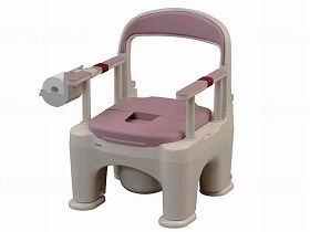 アロン化成 FX-CP 快適脱臭 キャスター付 さくら色 870123 介護用品