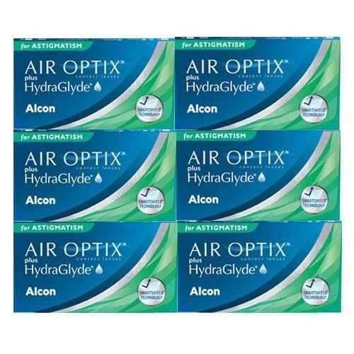 エアオプティクスプラスハイドラグライド乱視用(6枚入り)6箱/[メーカー直送]/2週間交換トーリック