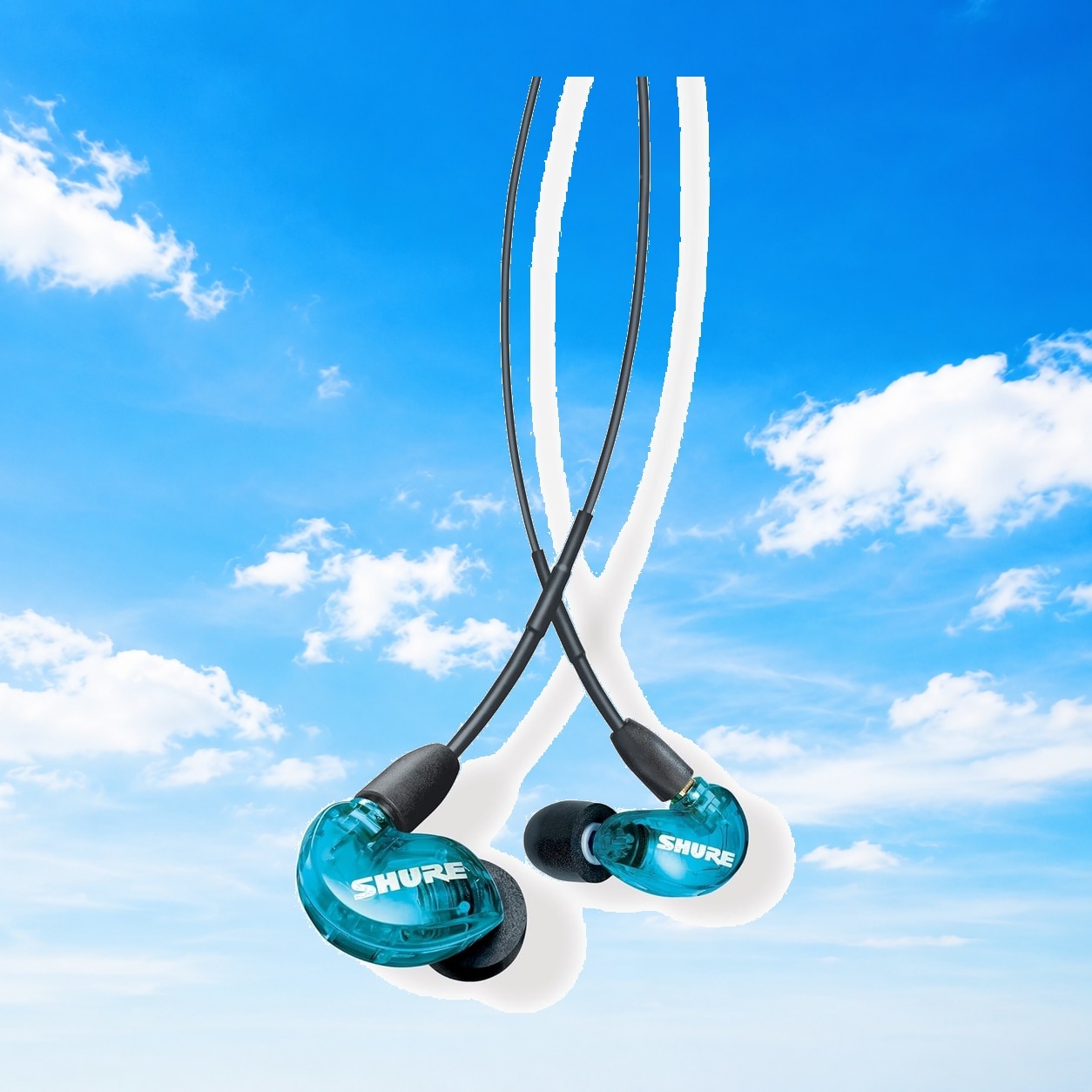 VGP 殿堂入り金賞SHURE シュア イヤホン 有線 SE215 SPE-A ブルー 高遮音性 ノイズキャンセリング ゲーム ゲーミング スペシャルエディション カナル型 ワイヤレス変換可(別売)