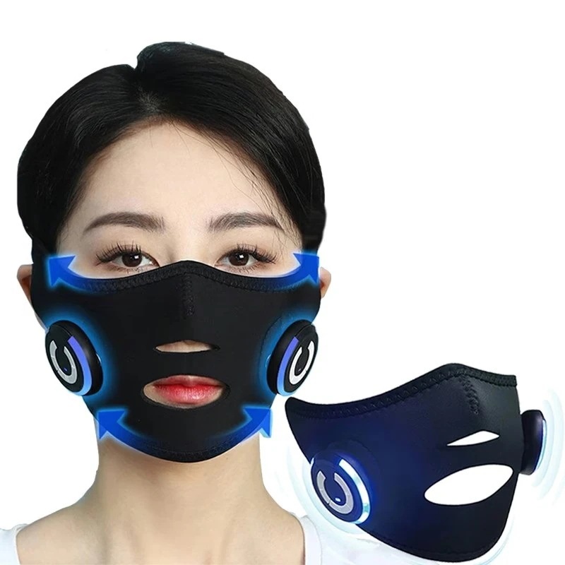 リフトアップ EMS マスク 小顔リフト 小顔 美顔器 表情筋 たるみ 美顔器 ほうれい線 トレーニング フェイスラインおうちエステ EMS小顔マスク シリコン フェイスリフトマスク Vライン