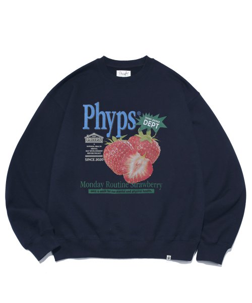 PHYPS STRAWBERRY MARKET CREWNECK SWEATSHIRT 韓国正規品