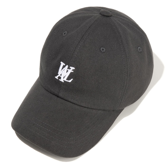 Signature Small Logo ball cap - CHARCOAL