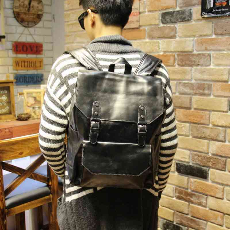 リュック メンズ 大容量 カジュアル 革 40L 冬 レザー ブランド バッグ パソコン ビジネス 通勤 軽量 おしゃれ 春 アウトドア スポーツ ビジネスバッグ ビジネスリュック 40代 10代 撥