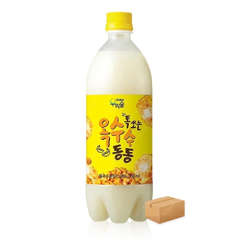 とうもろこしマッコリ 750ml 20本 コーンまっこり 韓国マッコリ