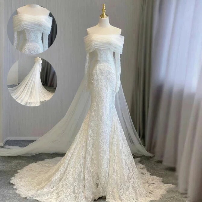 [3日出荷 最安値]新入庫結婚式ドレス フォトウェディング撮影 パーティードレス 可愛い 成人式ドレス 高級感 森系 マーメイド レース ウェディングドレス 前撮りドレス 後撮り ワンピース 二次会ド
