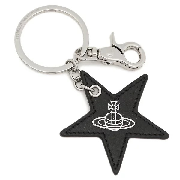 キーリング キーホルダー 星 ブラック メンズ レディース 82030049 L001S N401