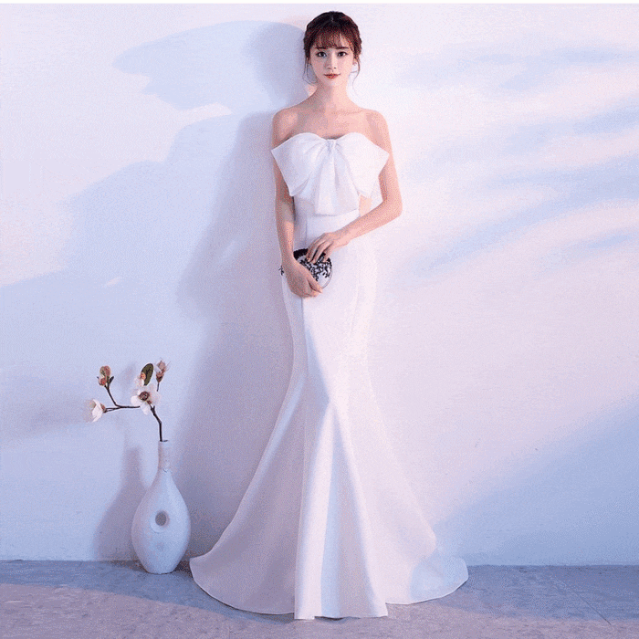 affre マーメイドドレス ピンク ホワイト ブラック レッド S M L XL XXL 結婚式 パーティードレス ドレス ワンピース 二次会 ロングドレス 大きいサイズ ミモレ丈 ロング丈