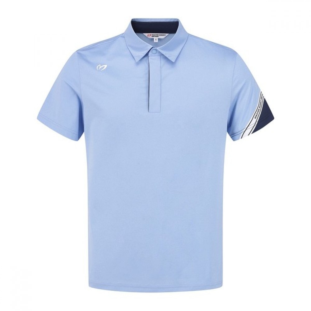 [マスターバニー] メンズロゴラインミックスカラー半袖Tシャツウェア