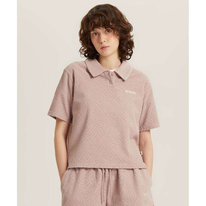 コダック KODAK レタリング テリー カラー Tシャツ レディース ピンク K6222LTSA1PNK 392075