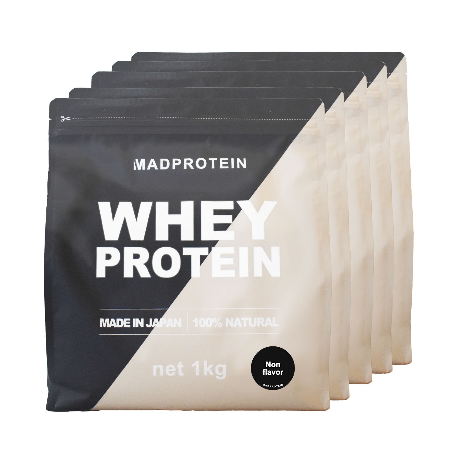 週間売れ筋 MADPROTEINホエイプロテインWPC 5kg 国内加工 プレーン