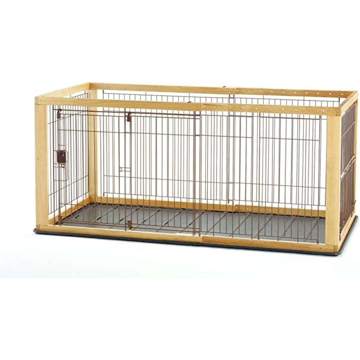 リッチェル Richell 木製スライドペットサークル ワイド ナチュラル ペット サークル 木製 スライド 11段階の幅調整 29,929円