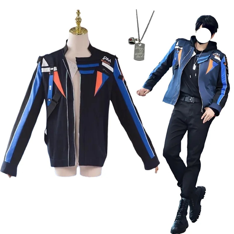 【一部分3日内出荷】コスプレ ハロウィン ハロウィン クリスマス イベント ネックレス付き日常服 コスチューム コート 恋と深空 コスプレ衣装 マヒル 恋と深空 コスプレ衣装 夏以昼 恋と深空 イベン