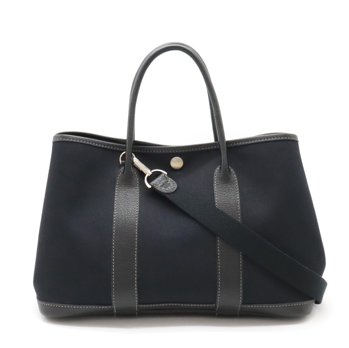 ガーデンパーティTPM トートバッグ ハンドバッグ 2WAY ショルダーバッグ トワルオフィシエ レザー ブラック 黒 H刻 174,000円
