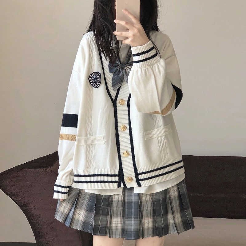 カーディガン あったか！カシミヤタッチベーシックニットカーディガンセーターニットカーディガン2023 韓国ファッションJK制服ジャケットカーディガンセーターニットジャケット 5,899円