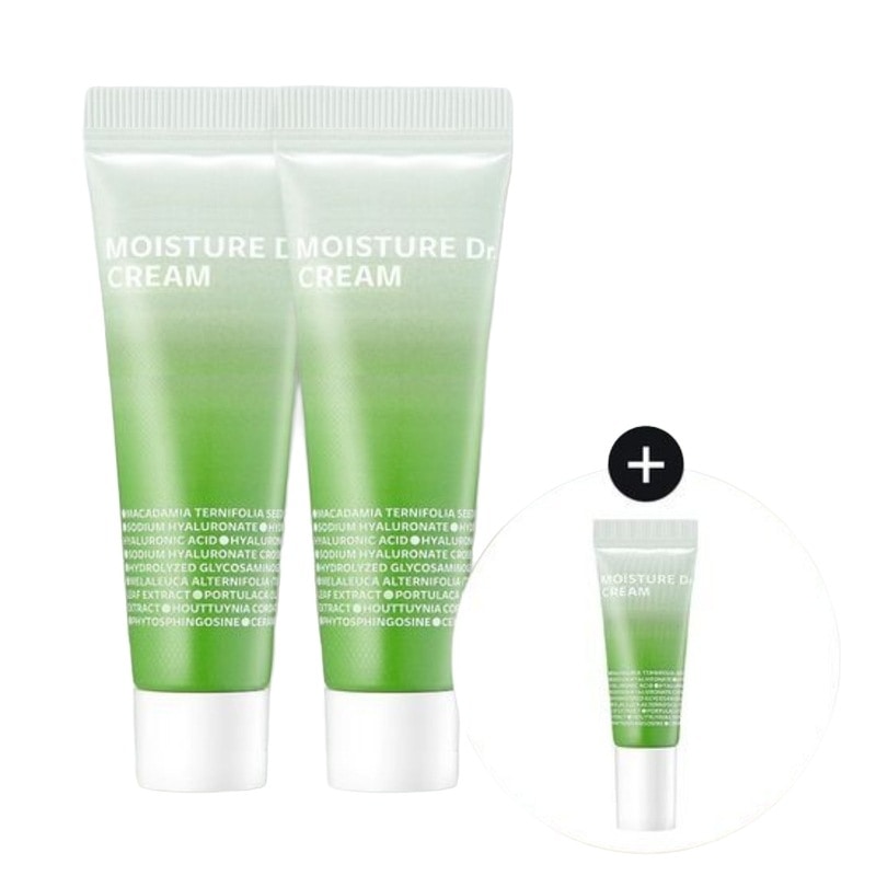 モイスチャードクター うるおいクリーム 50ml 1+1 限定企画 敏感肌対応 保湿バリアケア 鎮静ケア ビーガン認証 しっとり密着 水分供給 10ml追加