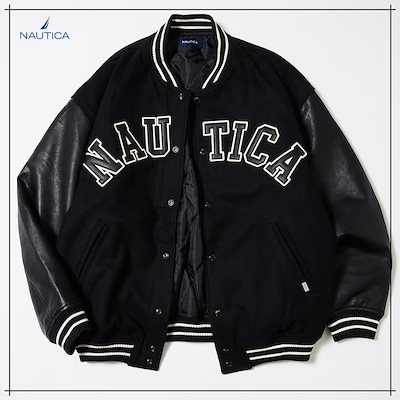 【NAUTICA】 Arch Logo Award Jacket 正規品 13,684円