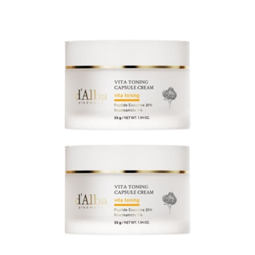 (renewal UPGRADE)(1+1)ビタトーニングカプセルクリーム ナアシンアミド5% ジャーク型 55g #無膜ビタカプセル #ペプチドエクソソーム20%
