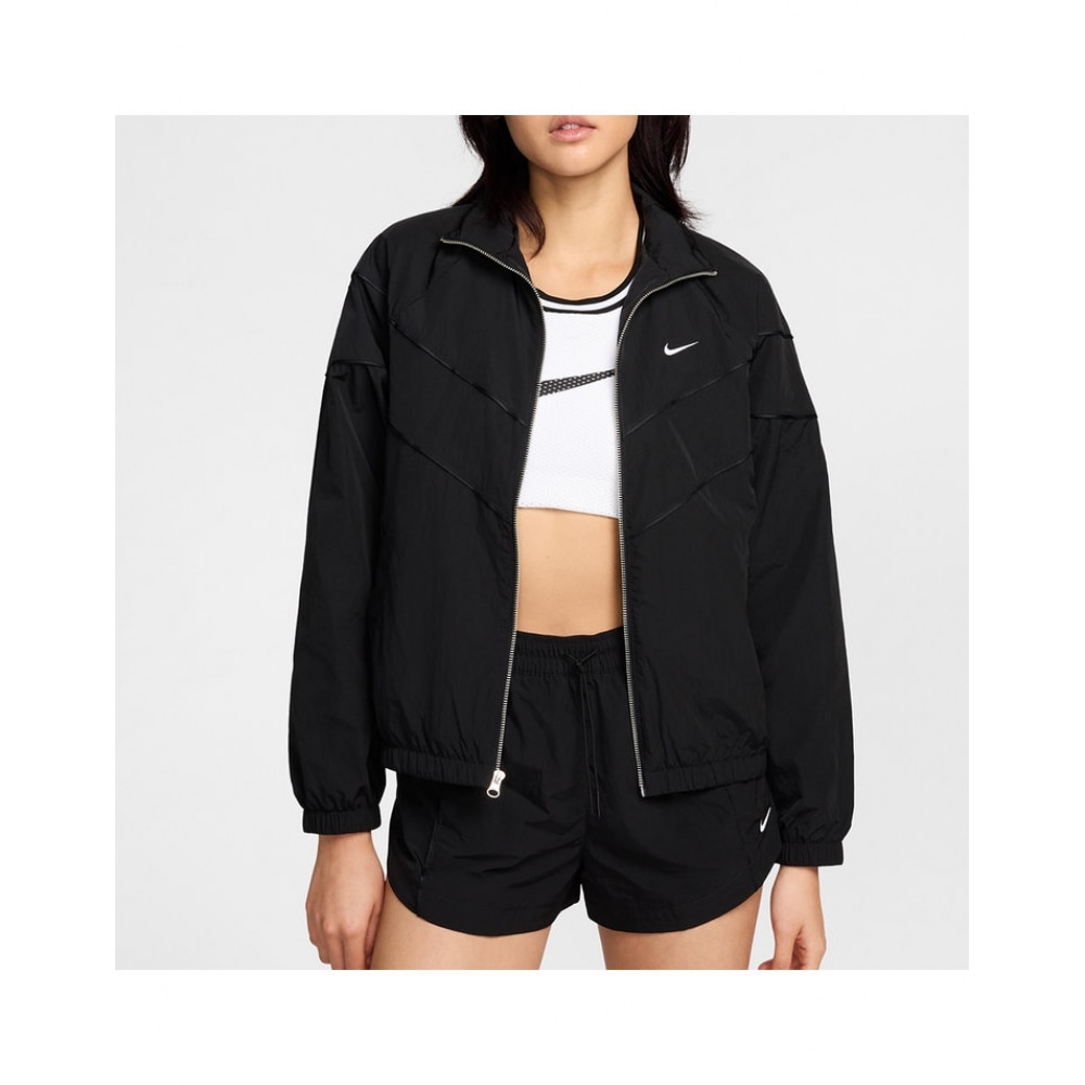 ナイキウィンドランナーレディースルーズ UV ウーブンジャケット FV6305-010