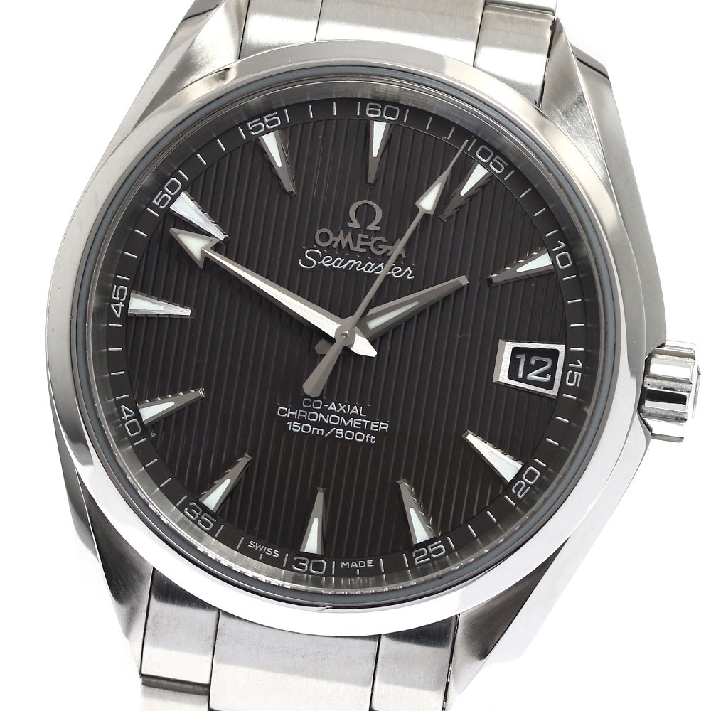オメガ OMEGA 231.10.39.21.06.001 シーマスター アクアテラ デイト コーアクシャル 自動巻き メンズ 良品 _890209【中古】