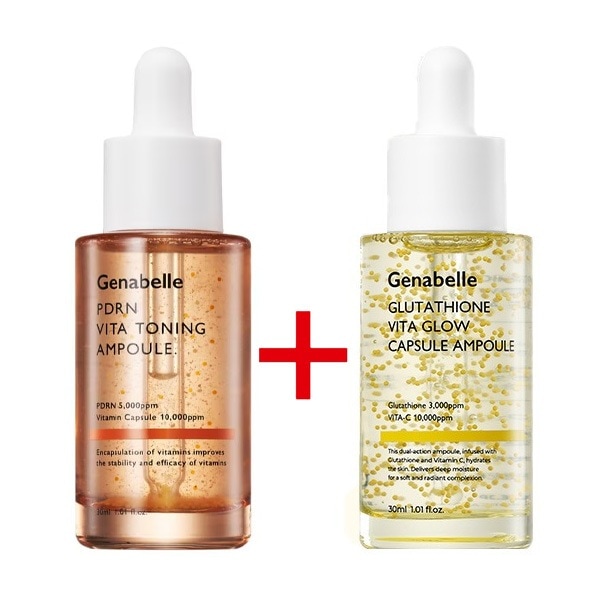 PDRNビタトーニングアンプル30ml+グルタチオンビタグローカプセルアンプル30ml 美容液