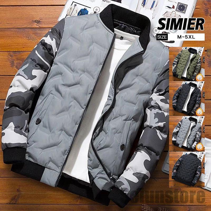 新品目玉セール売れ筋秋冬新品 即納中綿入り 中綿ジャケット メンズ ジャケット コート 中綿コート 迷彩 前開き ダウン入り 防寒着 冬 ブルゾン 防 撥水 ショート 通勤