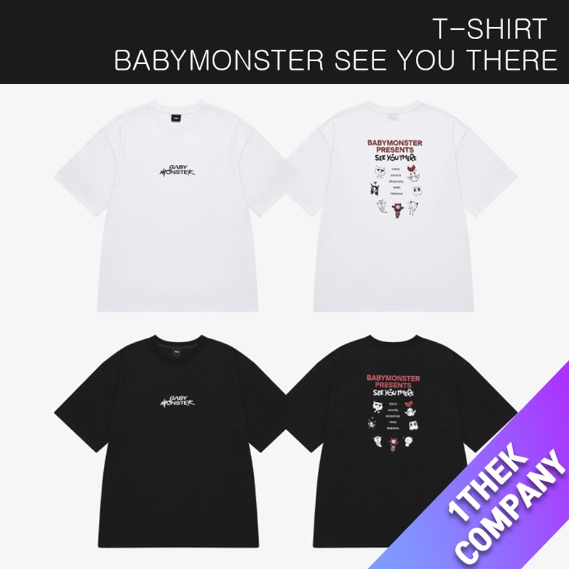 （T-SHIRT）BABYMONSTER SEE YOU THERE OFFICIAL MD