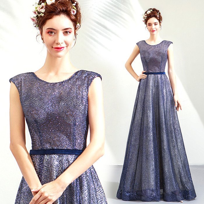 カラードレス ネイビー パーティードレス 演奏会用ドレス ロングドレス ウェディングドレス 発表会 結婚式 ピアノ 二次会 ドレス 前撮り 結婚式 花嫁