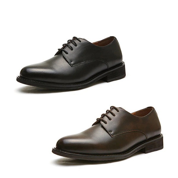 エルカント ザ·ブラウン メンズ 牛革 スーツ靴 LCMD55B126